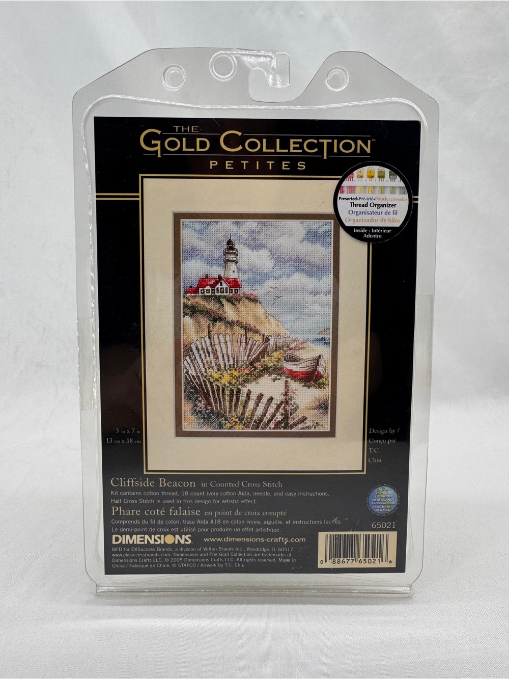 Dimensions Gold Collection Petites Cliffside Beacon 5x7 Counted Cross Stitch Kit
